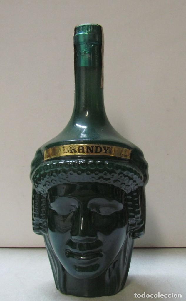 Coleccionismo de vinos y licores: 1 x Brandy Carbo, en forma de dos caras diferentes