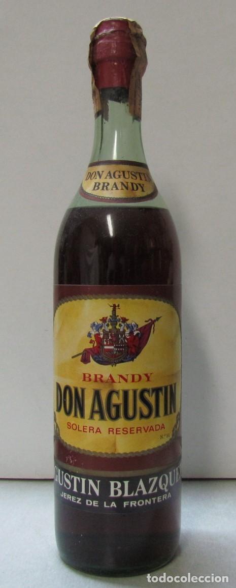 Coleccionismo de vinos y licores: 1 x Brandy Don Agustin, Solera Reservada
