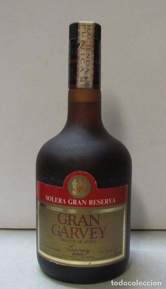 Coleccionismo de vinos y licores: 1 x Brandy Gran Garvey, Solera Gran Reserva.