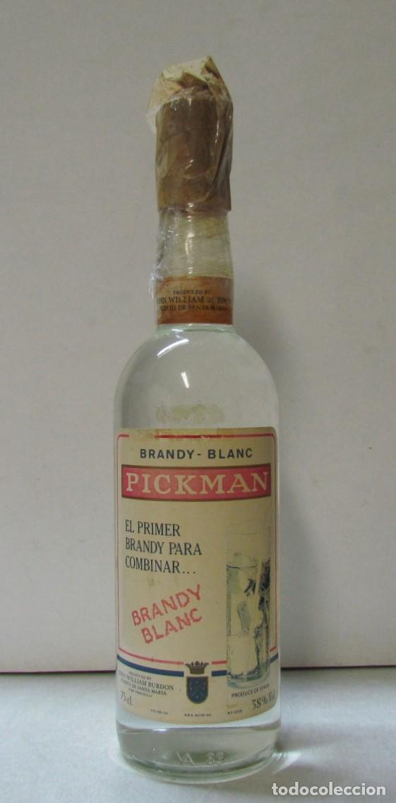 Coleccionismo de vinos y licores: 1 x Brandy Blanco Pickman, 75 cl, 38%. sin caja