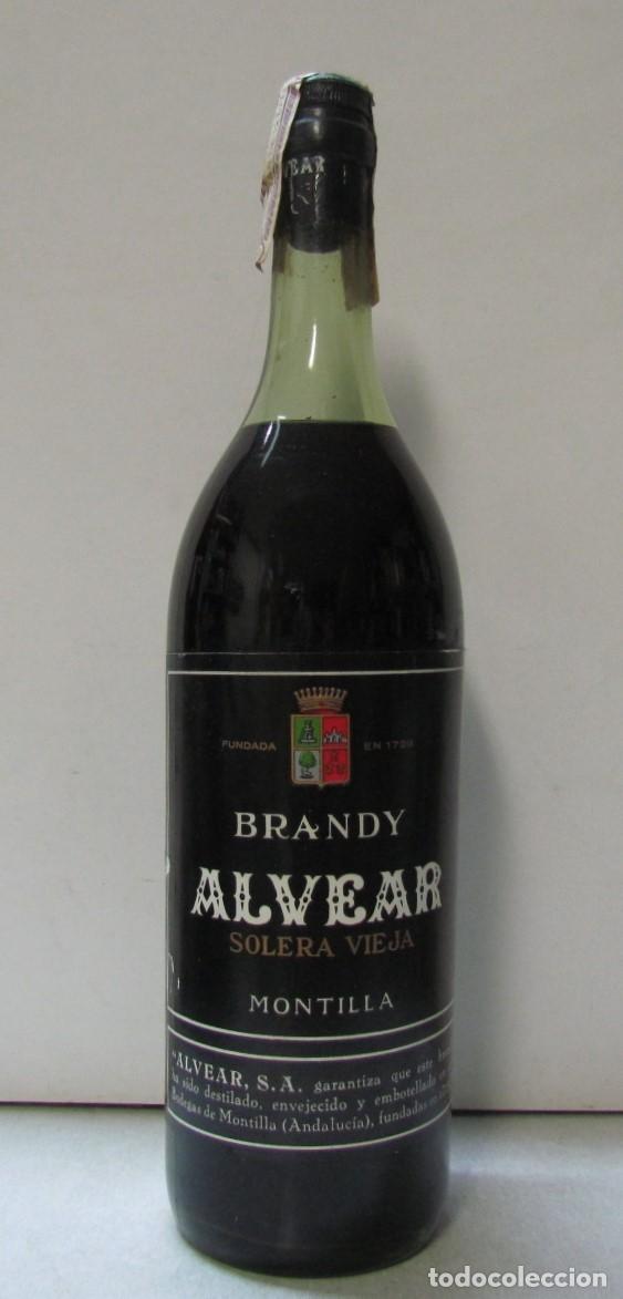 Coleccionismo de vinos y licores: 1 x Brandy Alvear, Solera Vieja, 75 cl, sin caja