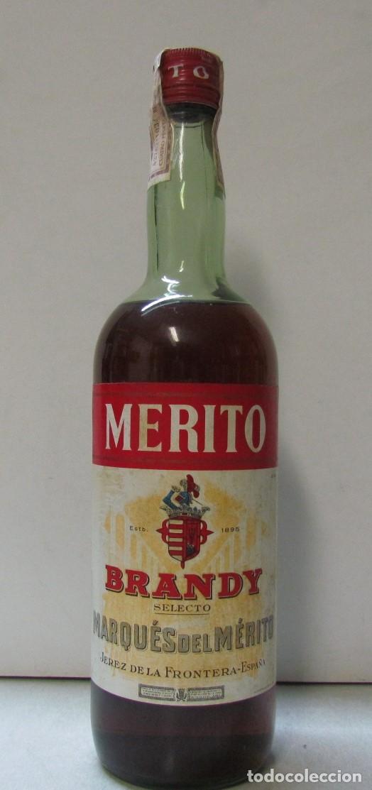 Coleccionismo de vinos y licores: 1 x Brandy Merito Selecto