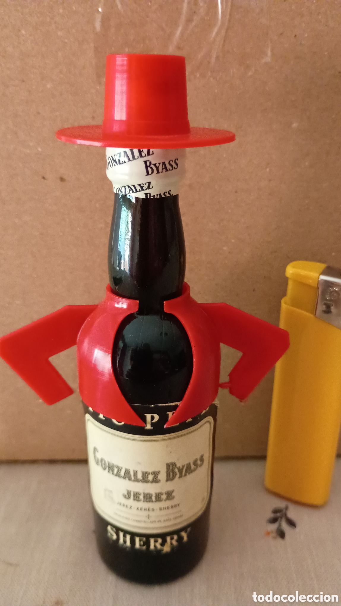 Coleccionismo de vinos y licores: Botellita Gonz&aacute;lez Byass Sherry