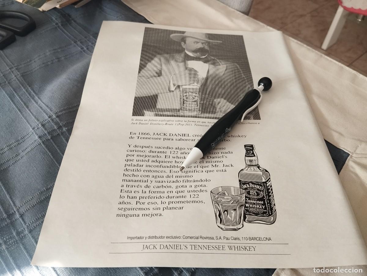 Coleccionismo de vinos y licores: WHISKY JACK DANIEL'S ANUNCIO PUBLICIDAD REVISTA 1989