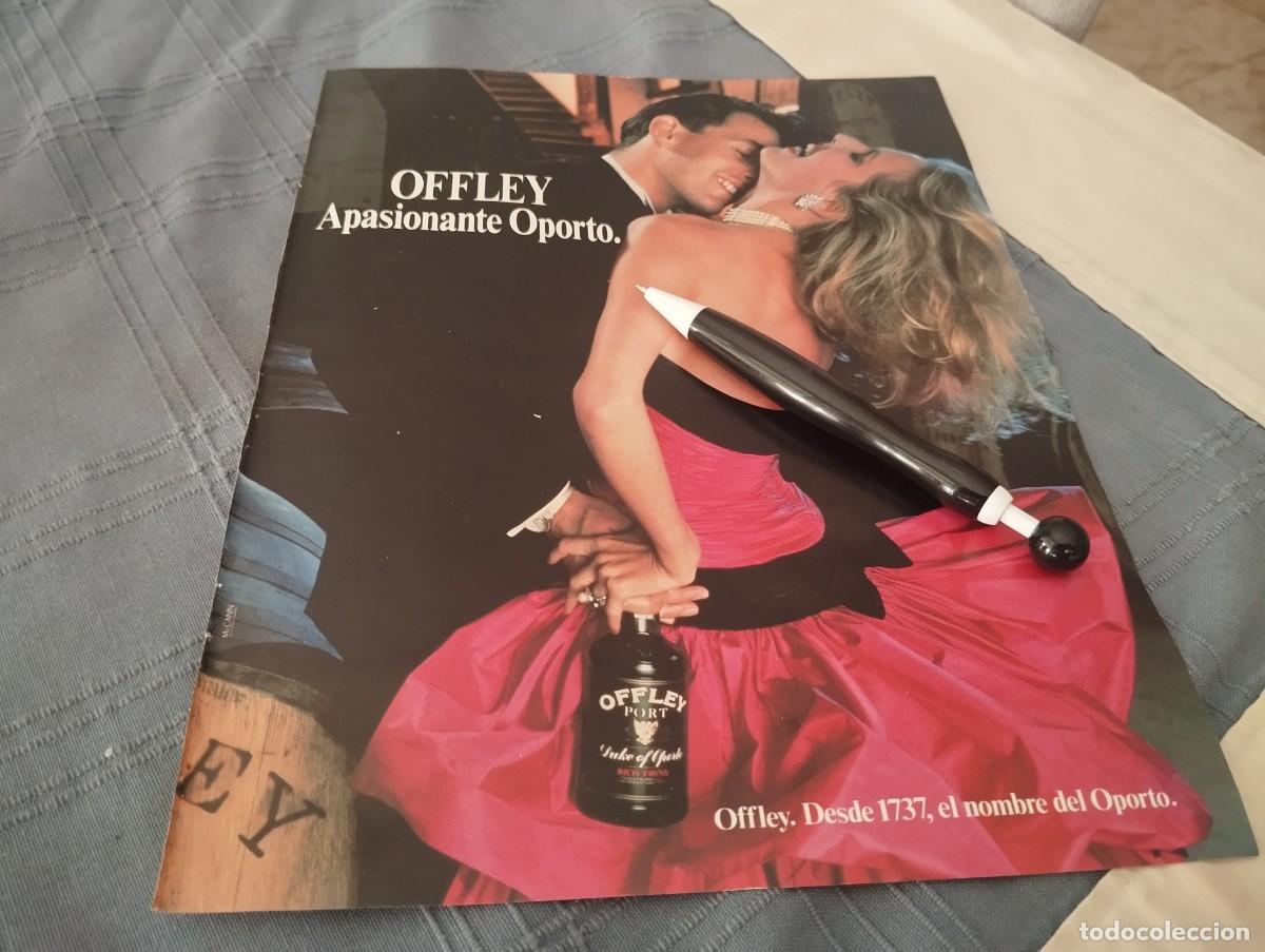 Coleccionismo de vinos y licores: OPORTO OFFLEY ANUNCIO PUBLICIDAD REVISTA 1989 BONITO PARA ENMARCAR