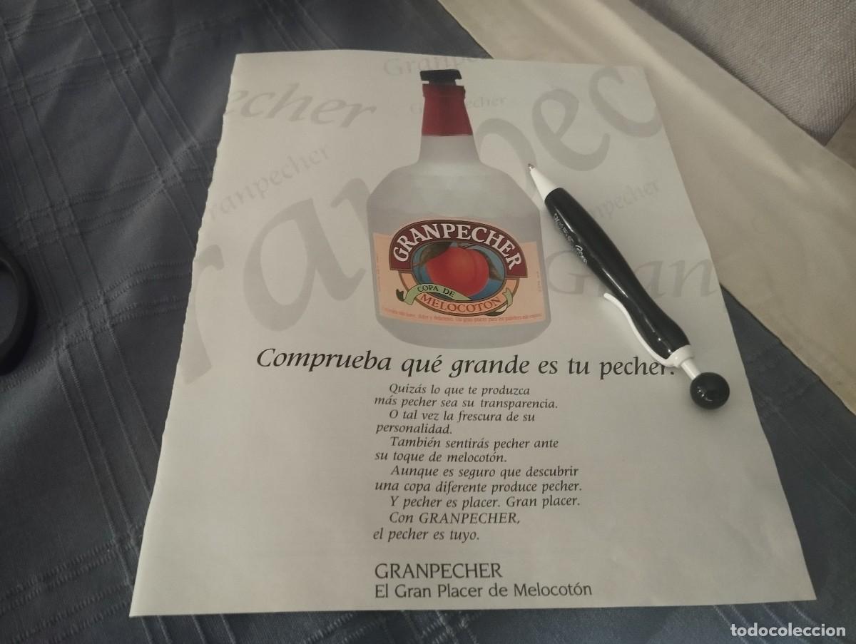 Coleccionismo de vinos y licores: LICOR MELOCOT&Oacute;N GRAN PECHER ANUNCIO PUBLICIDAD REVISTA 1989 BONITO PARA ENMARCAR