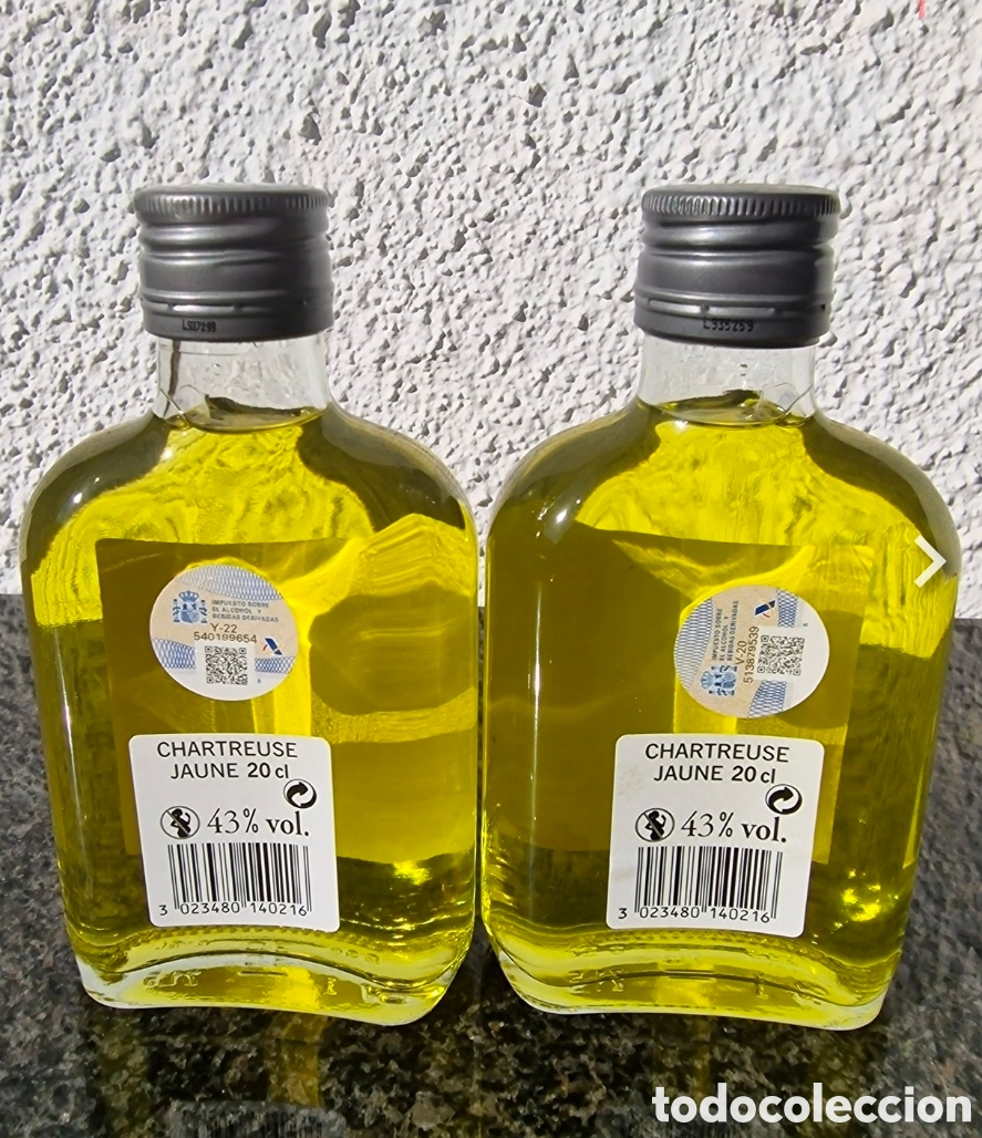 Coleccionismo de vinos y licores: 2 Petaca chartreuse 2019 - Foto 2