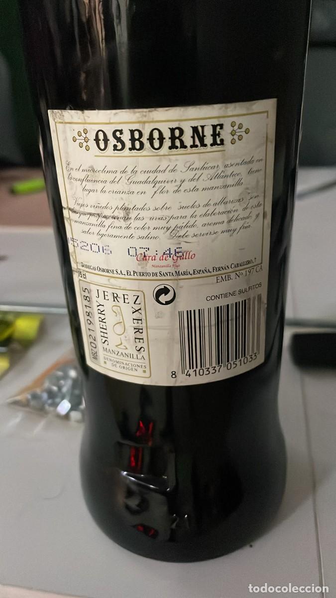 Coleccionismo de vinos y licores: Osborne Cara de Gallo - Foto 2
