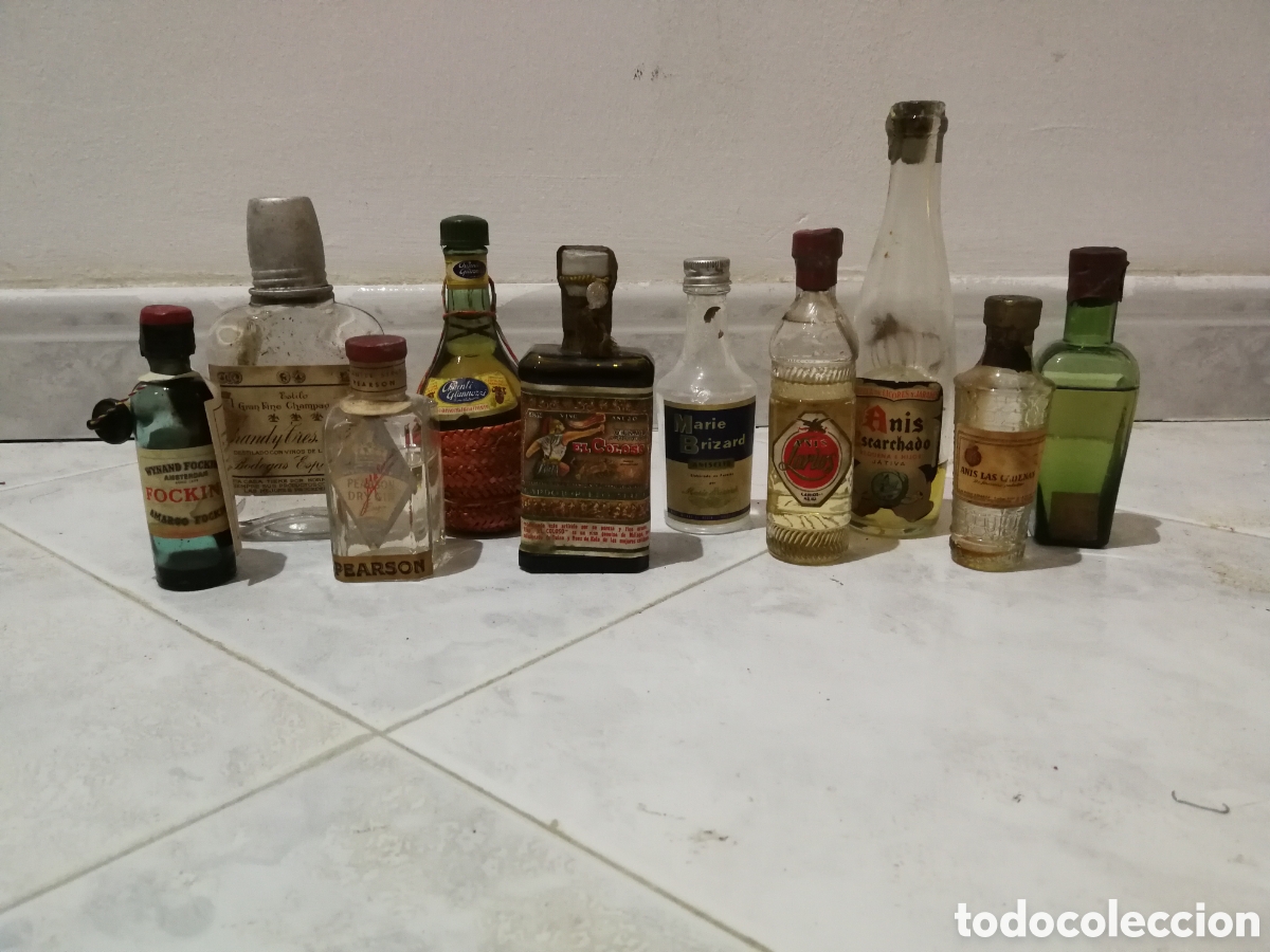 Coleccionismo de vinos y licores: Lote de 10 botellas de licores