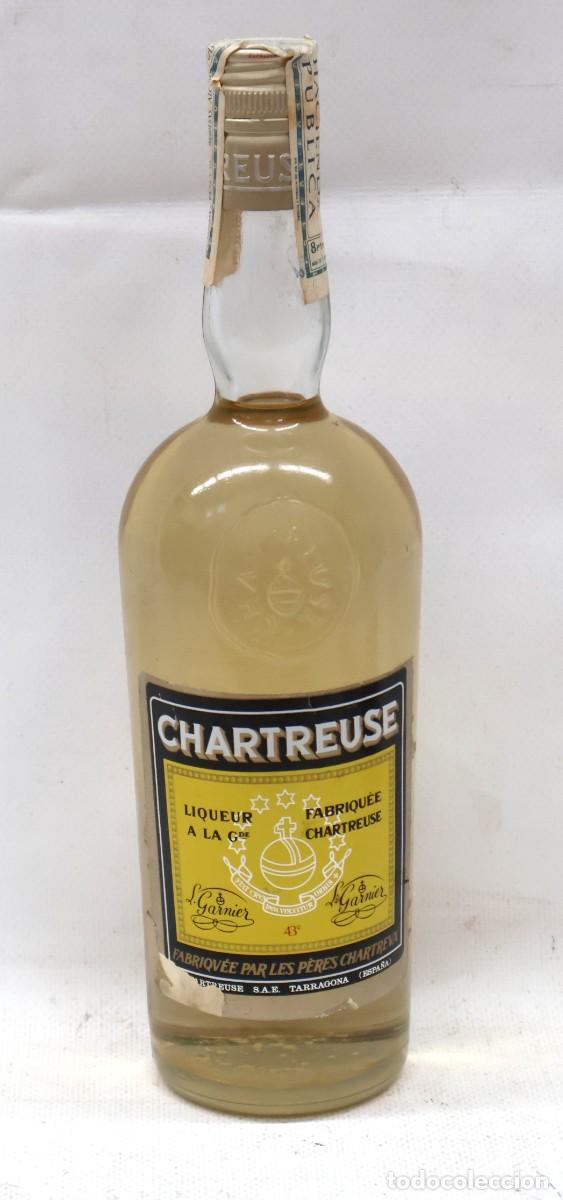 Coleccionismo de vinos y licores: BOTELLA DE 75 CL. SIN ABRIR DE LICOR CHARTREUSE TARRAGONA (AMARILLO) 43 GRADOS -FABIOLA- A&Ntilde;OS 60-70