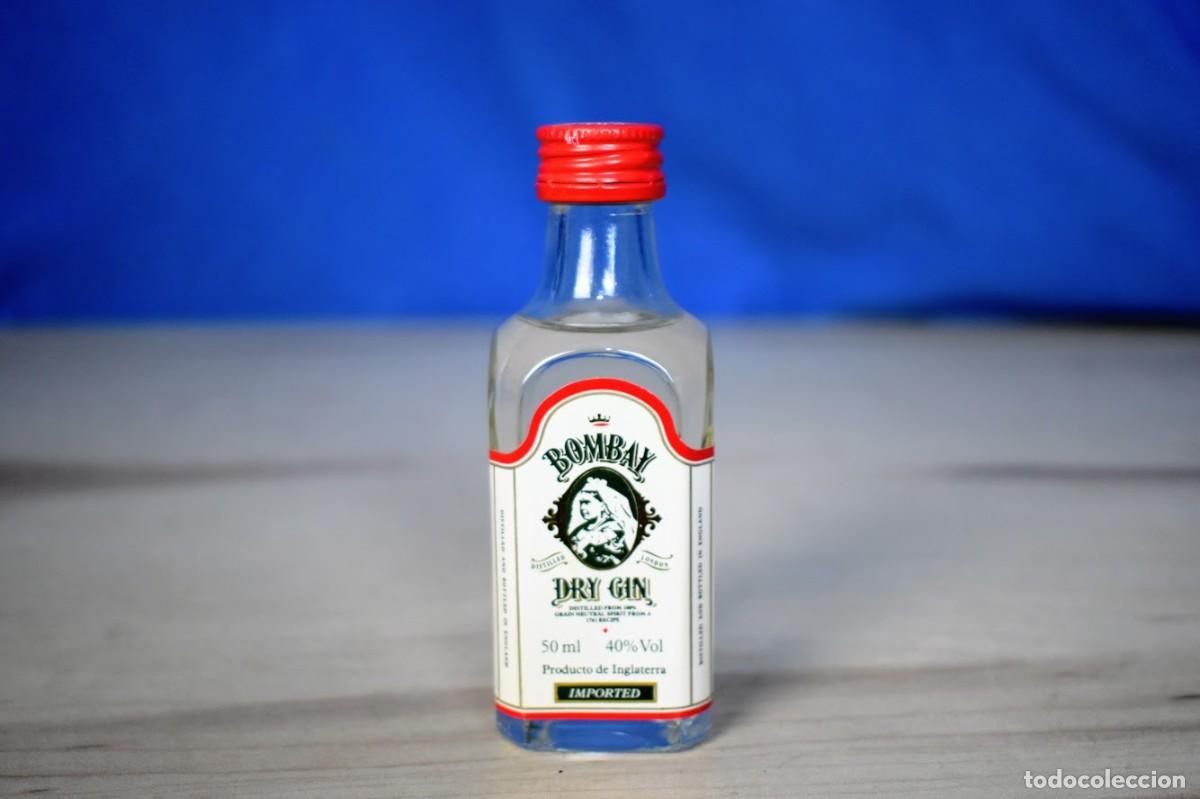 Coleccionismo de vinos y licores: Botellin miniatura ginebra Bombay Dry Gin