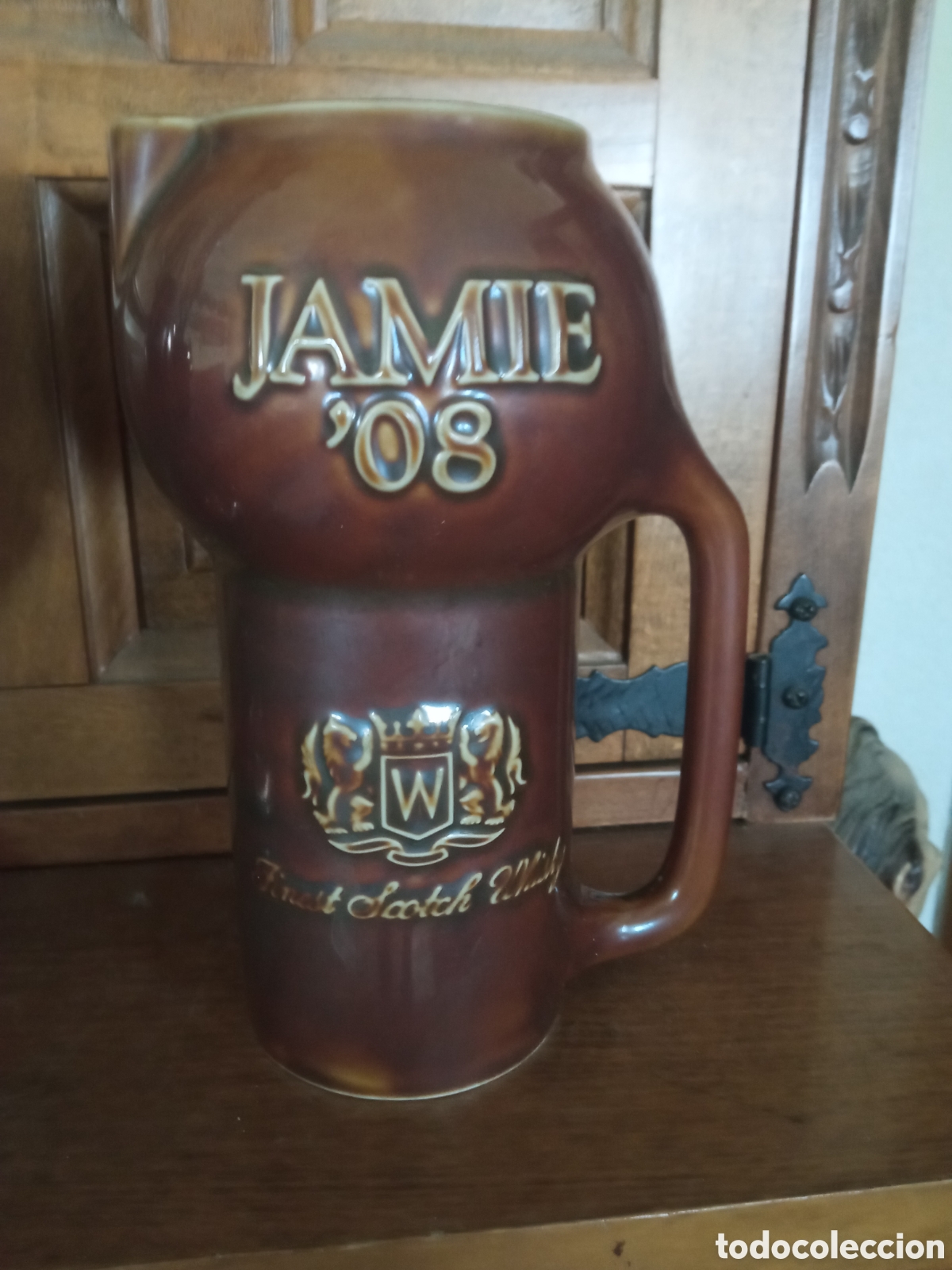 Coleccionismo de vinos y licores: Jarra de agua para Whisky Jamie 08, mide 20 cm de altura
