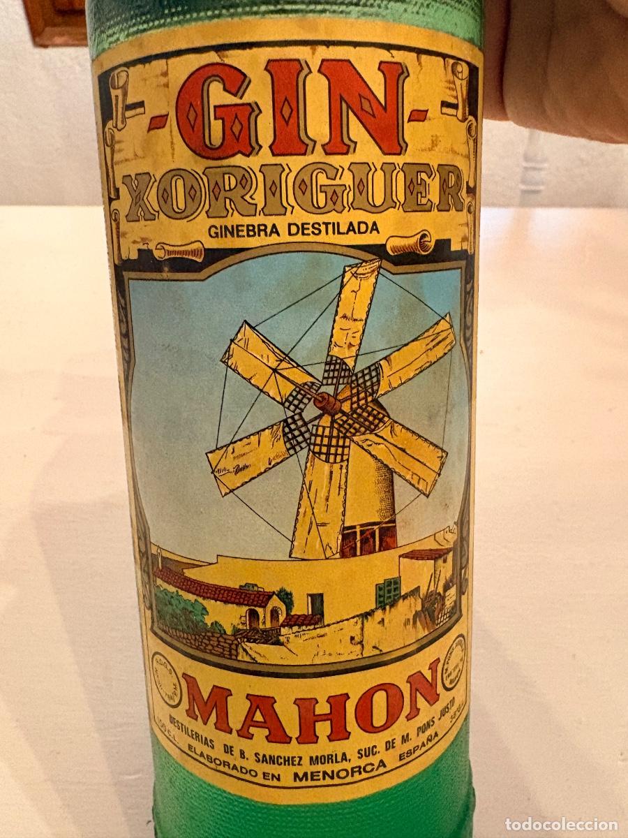 Coleccionismo de vinos y licores: Botella ginebra Gin Xoriguer Mahon 1967-1969