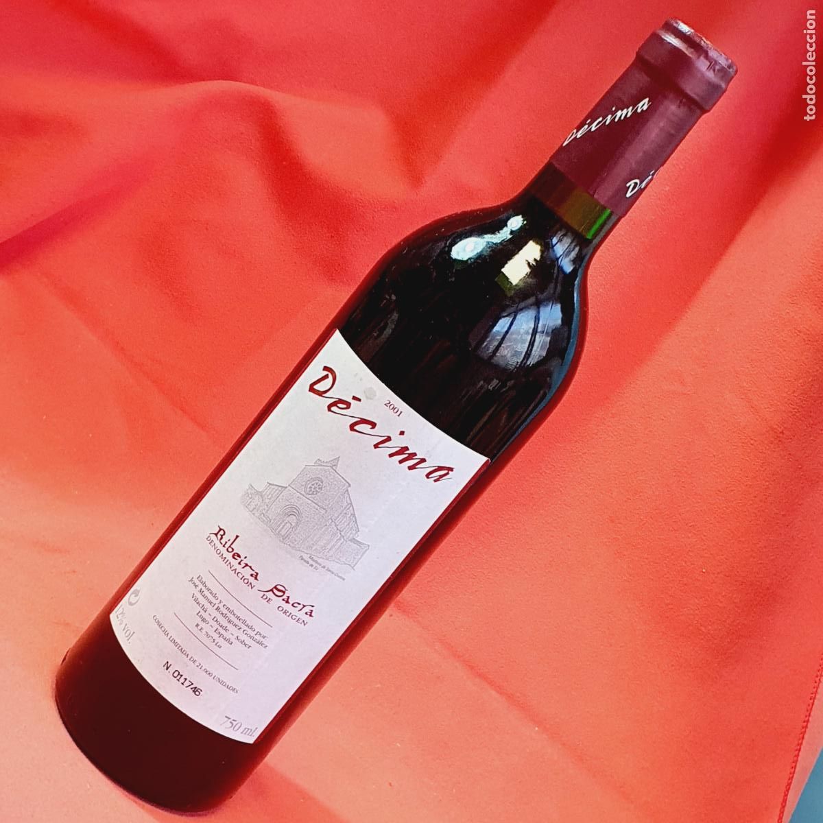 Coleccionismo de vinos y licores: BOTELLA.VINO TINTO-RIBEIRA SACRA-D&Eacute;CIMAS-2001-EXCELENTE-VER FOTOGRAF&Iacute;AS-COLECCIONISTAS.