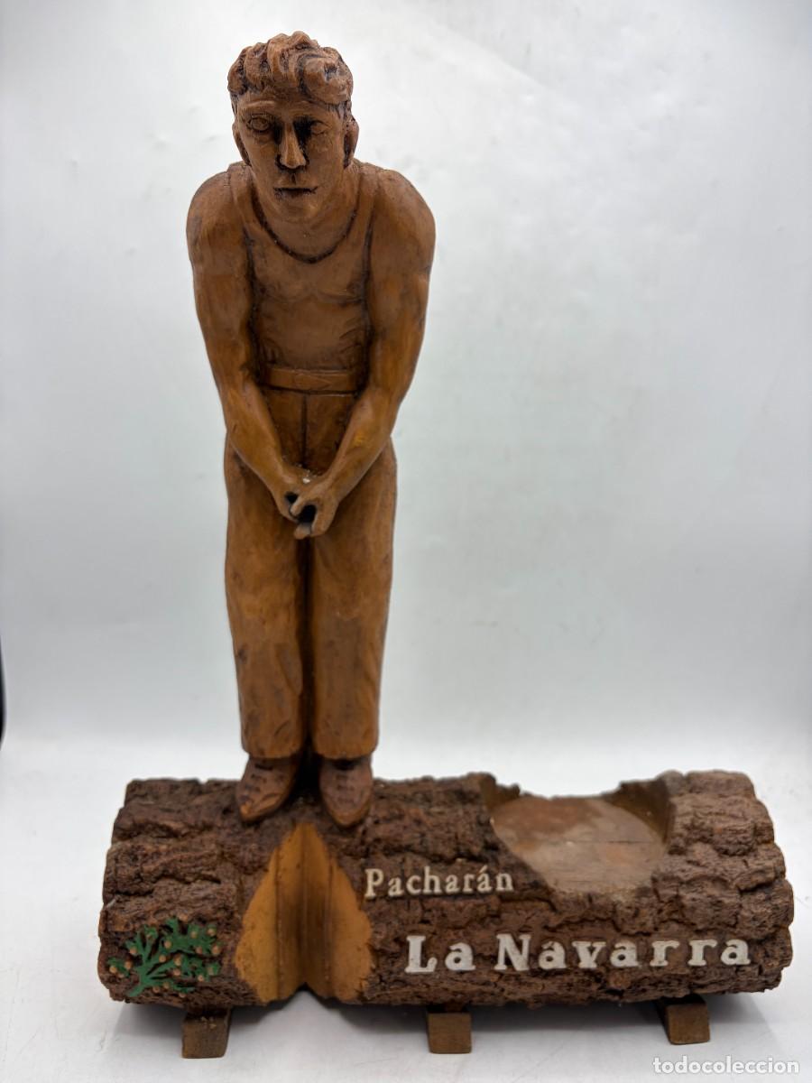 Coleccionismo de vinos y licores: FIGURA PACHAR&Aacute;N LA NAVARRA. PERSONAJE PUBLICITARIO. ANTIGUA. COLECCIONISMO.