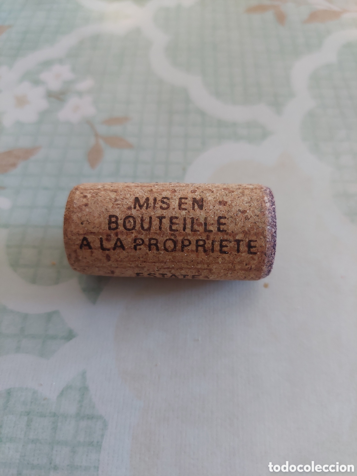 Coleccionismo de vinos y licores: TAPON CORCHO VINO VINTAGE