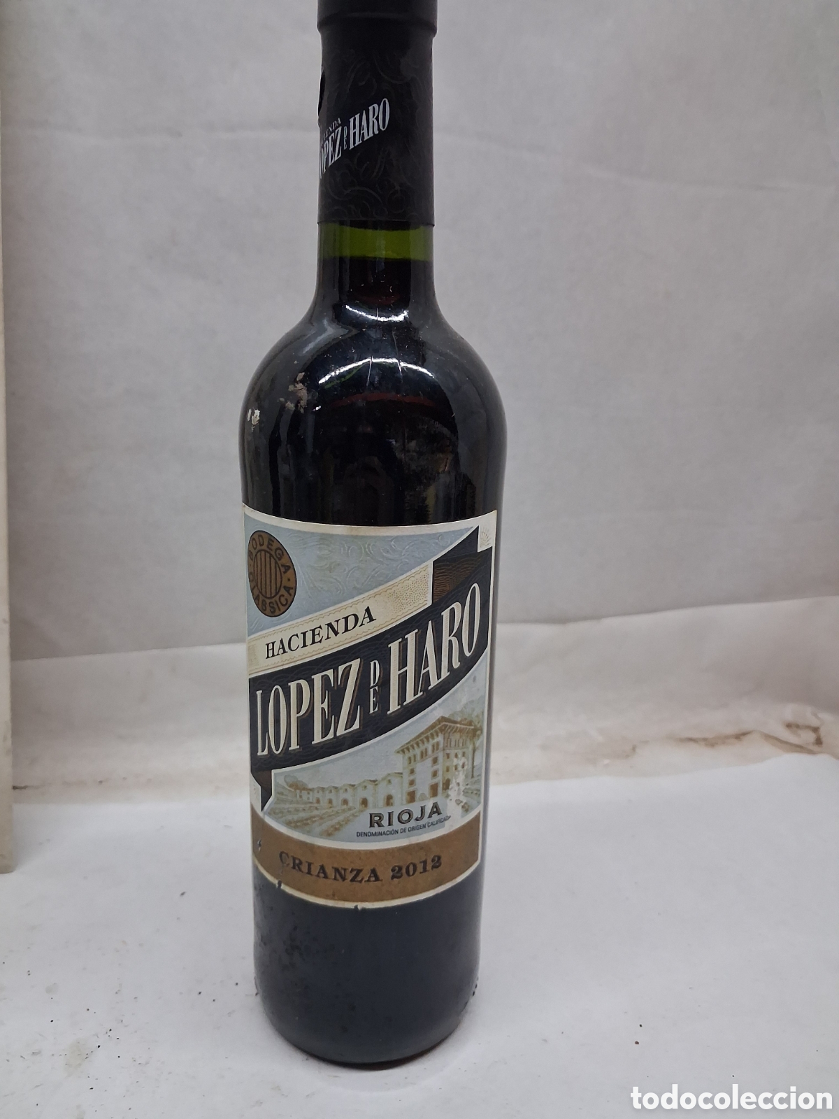 Coleccionismo de vinos y licores: Hacienda L&oacute;pez de Haro crianza 2012