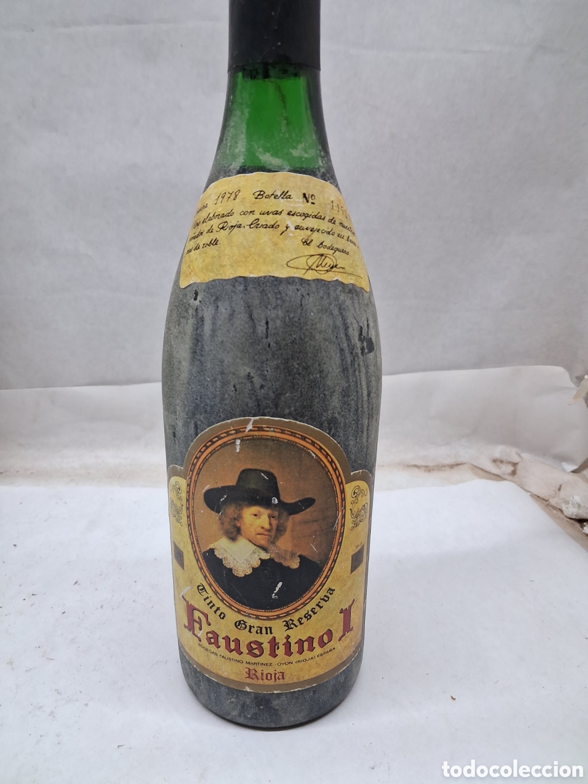 Coleccionismo de vinos y licores: gran reserva faustino primero 1978.