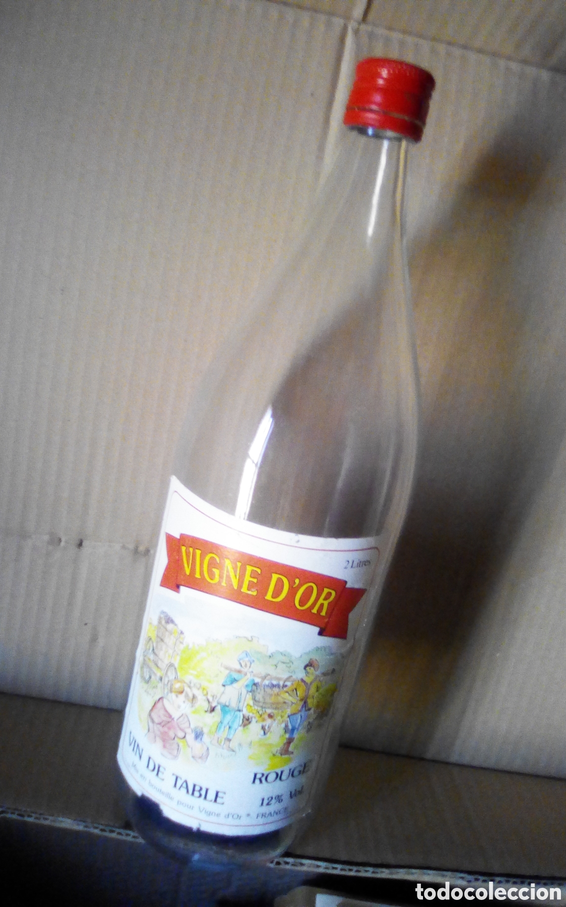 Coleccionismo de vinos y licores: Botella 2 litros. Vigue D'Or. Rouge. Vin de table. France.