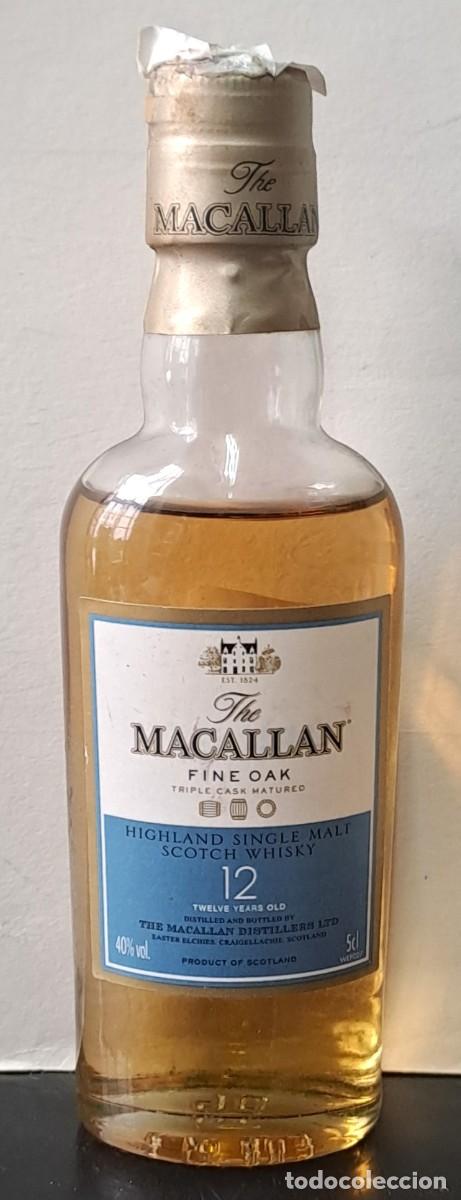 Coleccionismo de vinos y licores: BOTELLIN DE WHISKY THE MACALLAN, FINE OAK. PRECINTADO. RF-6530