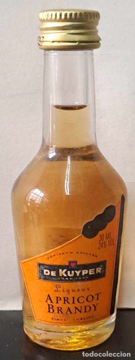 Coleccionismo de vinos y licores: BOTELLIN APRICOT BRANDY, DE KUYPER. ESTA PRECINTADO, BUEN ESTADO. RF-6550