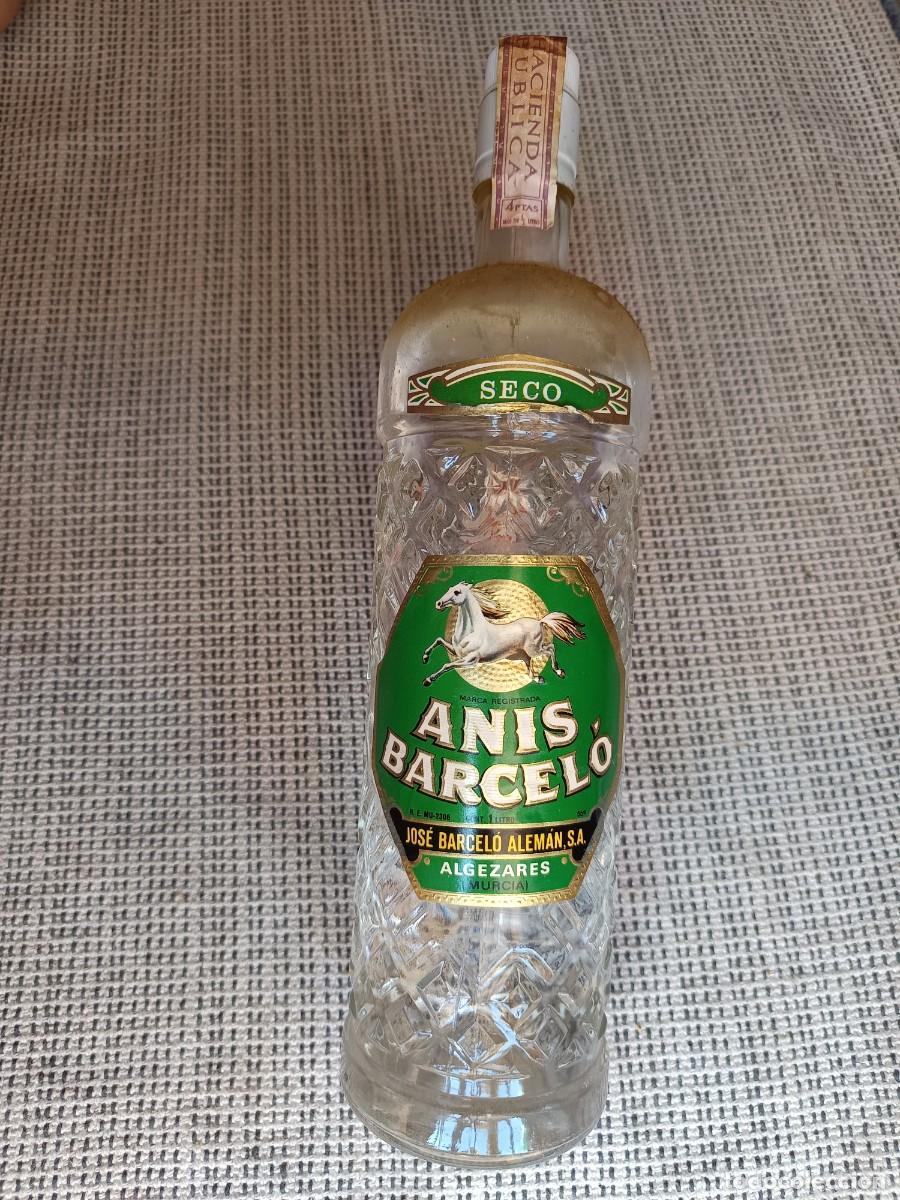Coleccionismo de vinos y licores: Botella an&iacute;s seco Barcel&oacute;. Murcia. Precinto 4 pts.