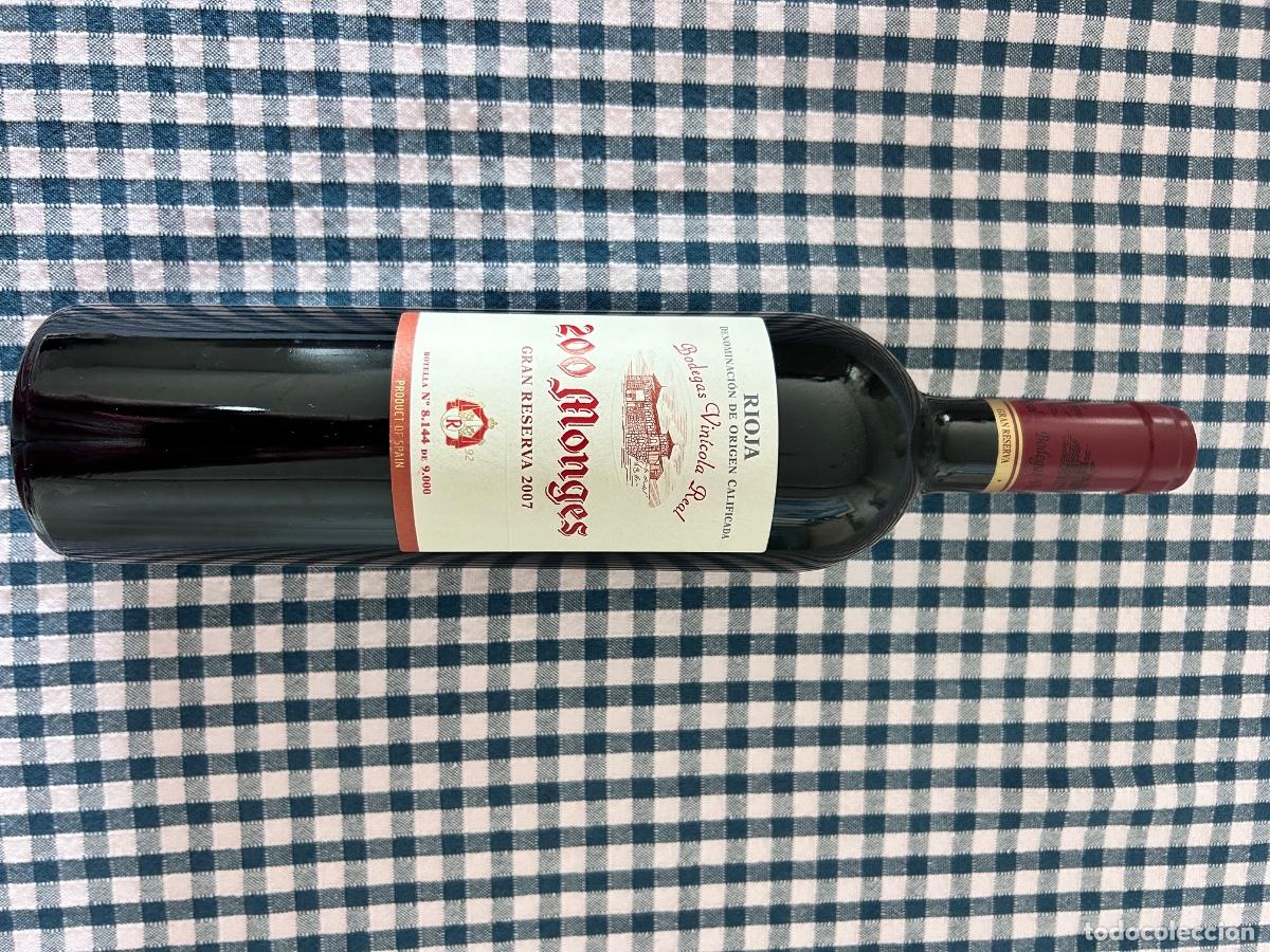 Coleccionismo de vinos y licores: Botella 200 Monges Rioja Gran Reserva 2007
