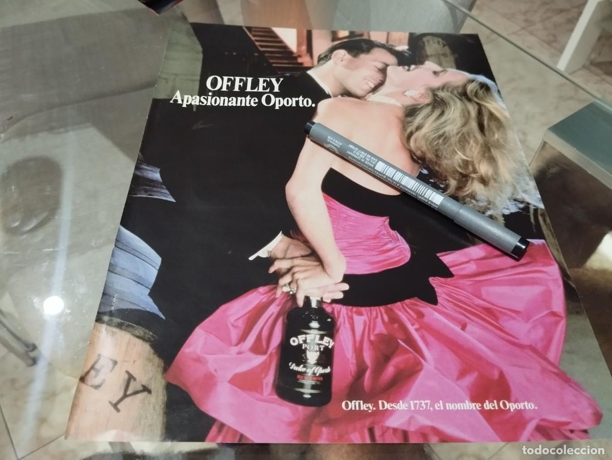 Coleccionismo de vinos y licores: OPORTO OFFLEY ANUNCIO PUBLICIDAD REVISTA 1990 BONITO PARA ENMARCAR