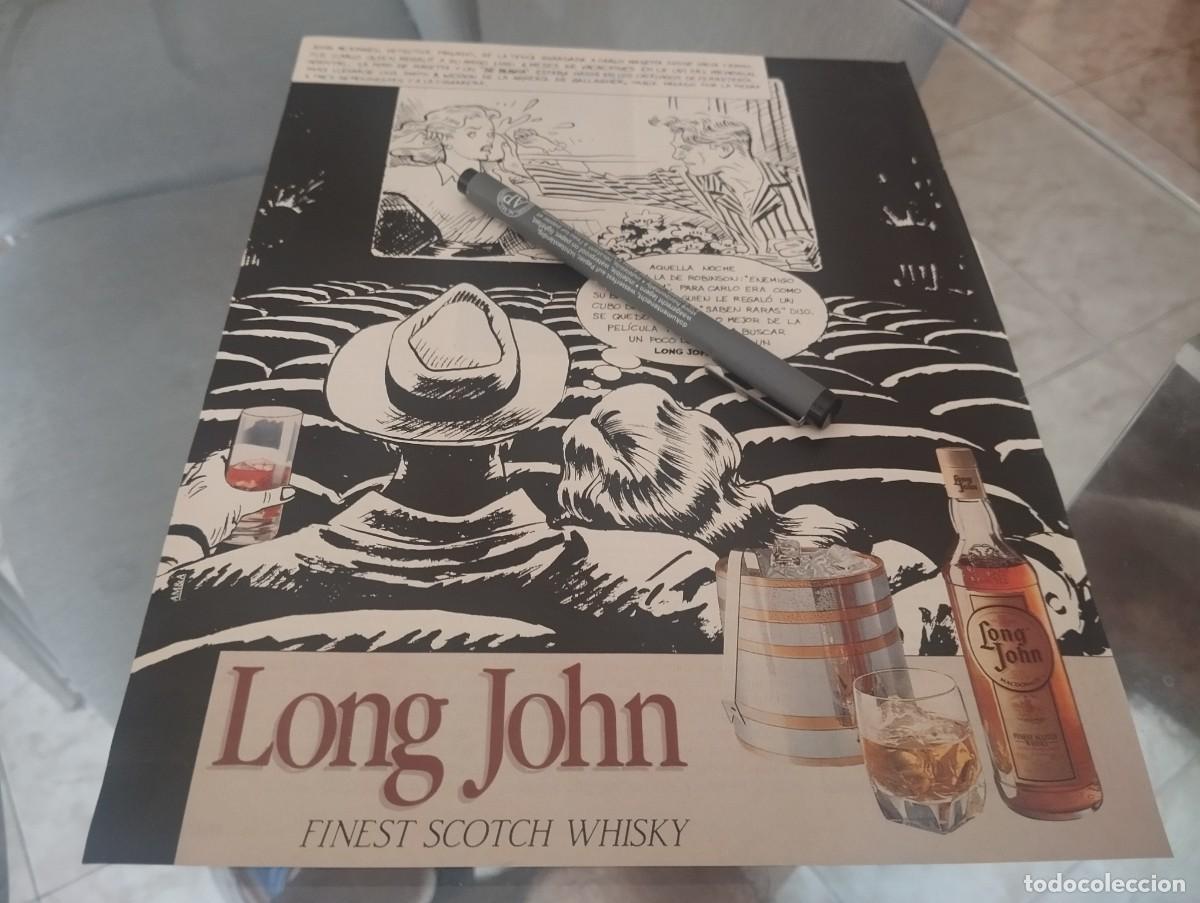 Coleccionismo de vinos y licores: WHISKY LONG JOHN ANUNCIO PUBLICIDAD REVISTA 1990 BONITO PARA ENMARCAR
