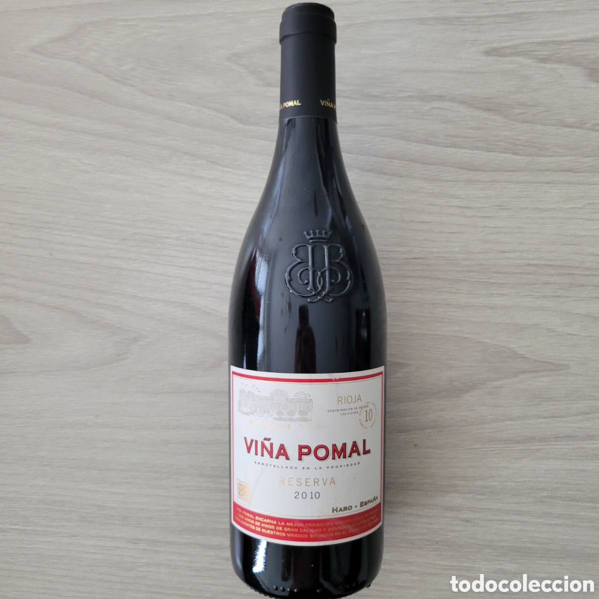Coleccionismo de vinos y licores: Rioja Vi&ntilde;a Pomal Reserva 2010