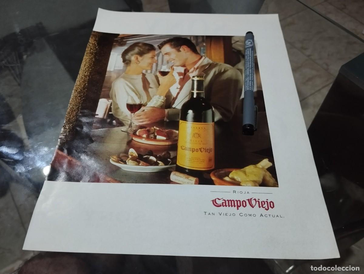 Coleccionismo de vinos y licores: VINO CAMPO VIEJA ANUNCIO PUBLICIDAD REVISTA 1991 BONITO PARA ENMARCAR
