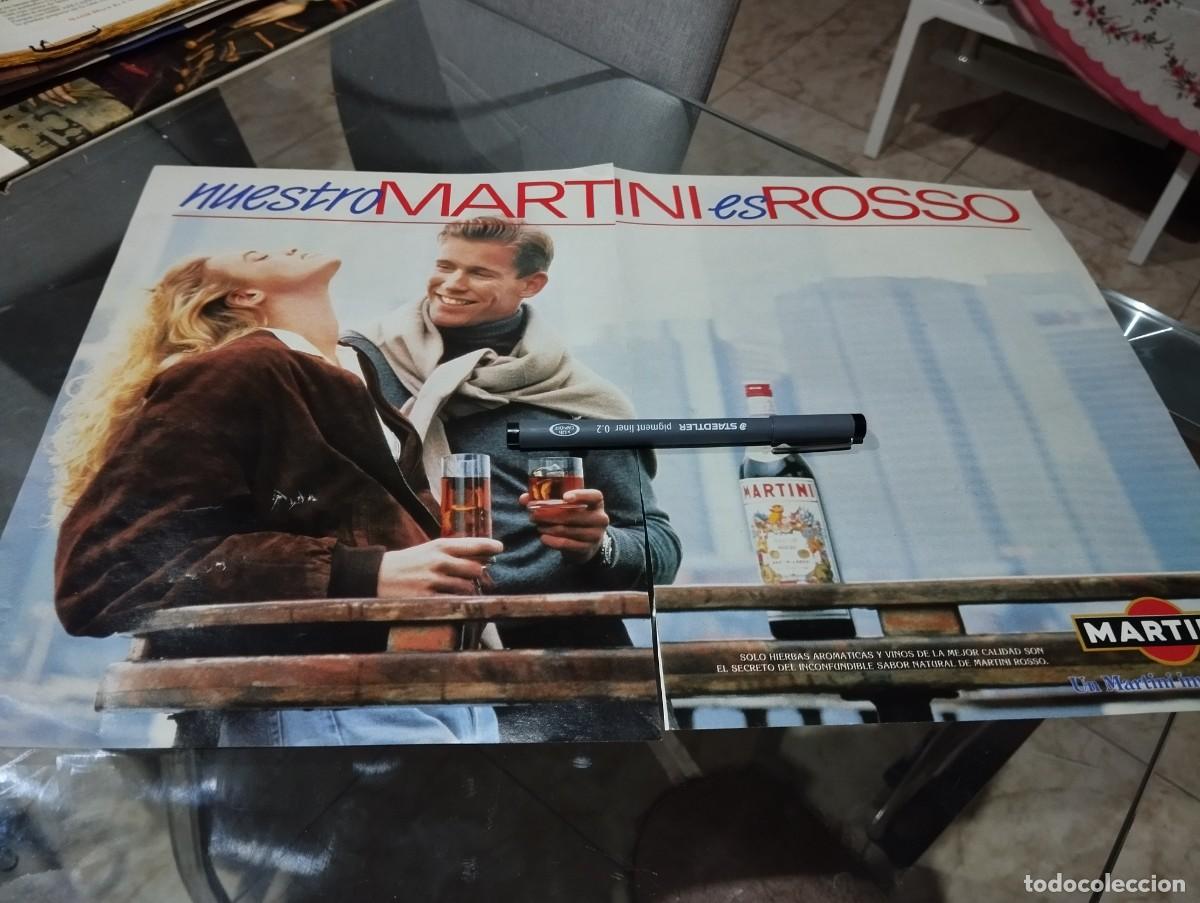 Coleccionismo de vinos y licores: MARTINI ROSSO ANUNCIO PUBLICIDAD REVISTA 1991 BONITO PARA ENMARCAR