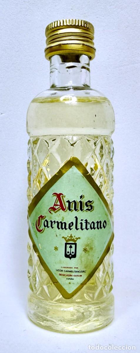 Coleccionismo de vinos y licores: BOTELLIN ANIS CARMELITANO