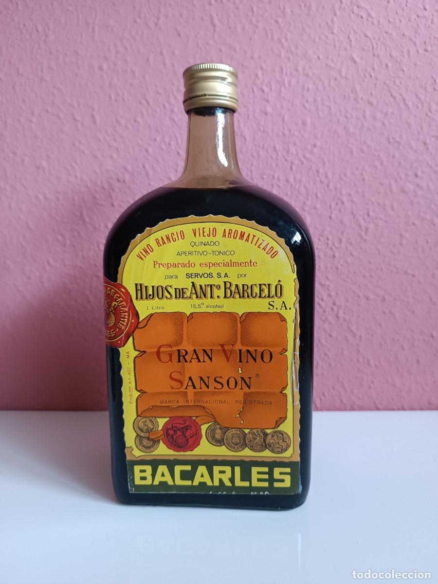 Coleccionismo de vinos y licores: BOTELLAS GRAN VINO SANS&Oacute;N