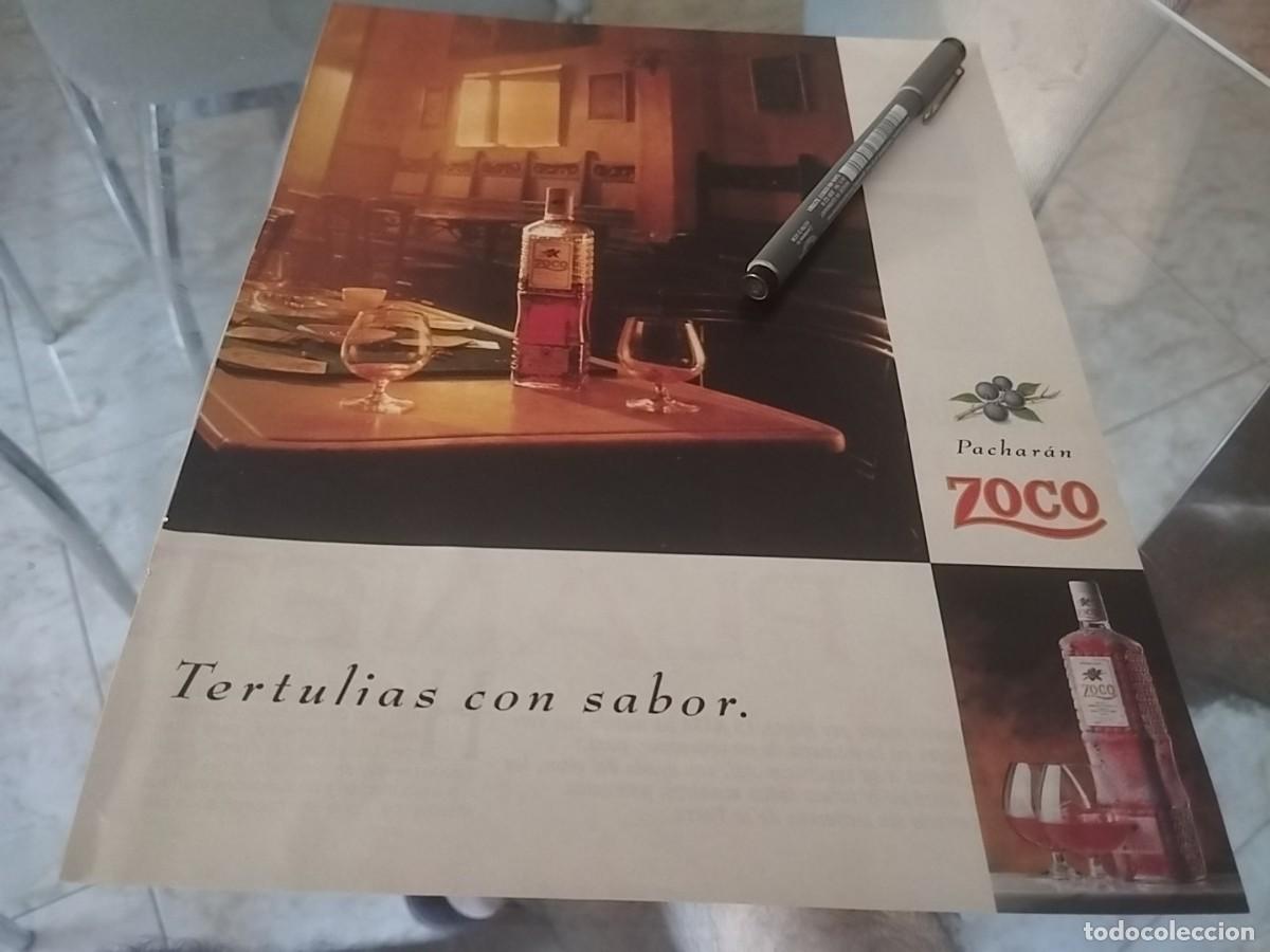 Coleccionismo de vinos y licores: PACHAR&Aacute;N ZOCO ANUNCIO PUBLICIDAD REVISTA 1991 BONITO PAR&Aacute; ENMARCAR