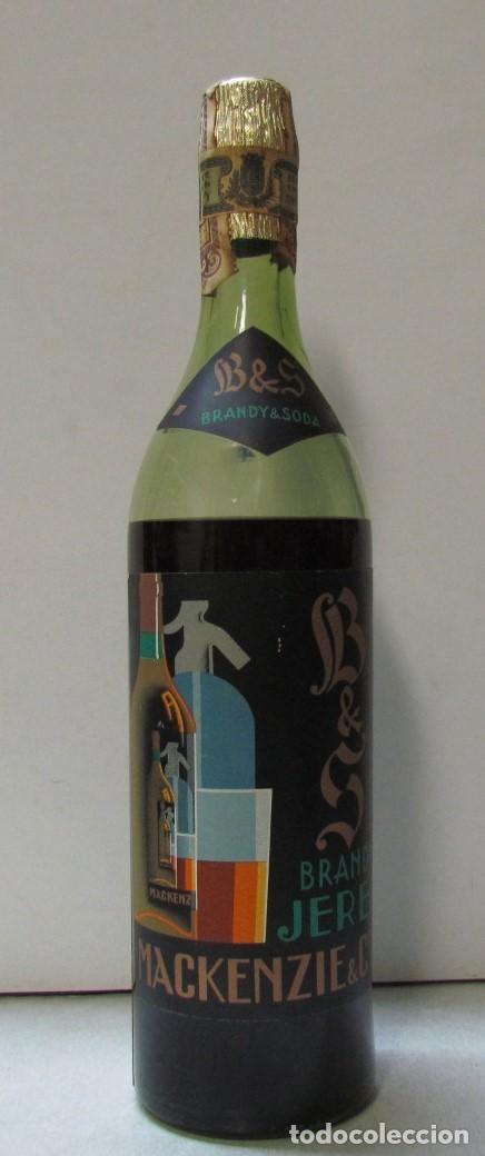 Coleccionismo de vinos y licores: 1 x Brandy Mackenzie B & S