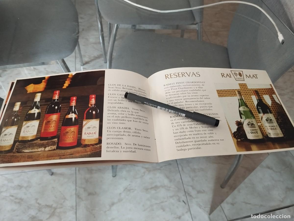 Coleccionismo de vinos y licores: VINOS RAIMAT TIERRA DE VINO NOBLE / LIBRITO EXPLICATIVO DIFERENTES VINOS