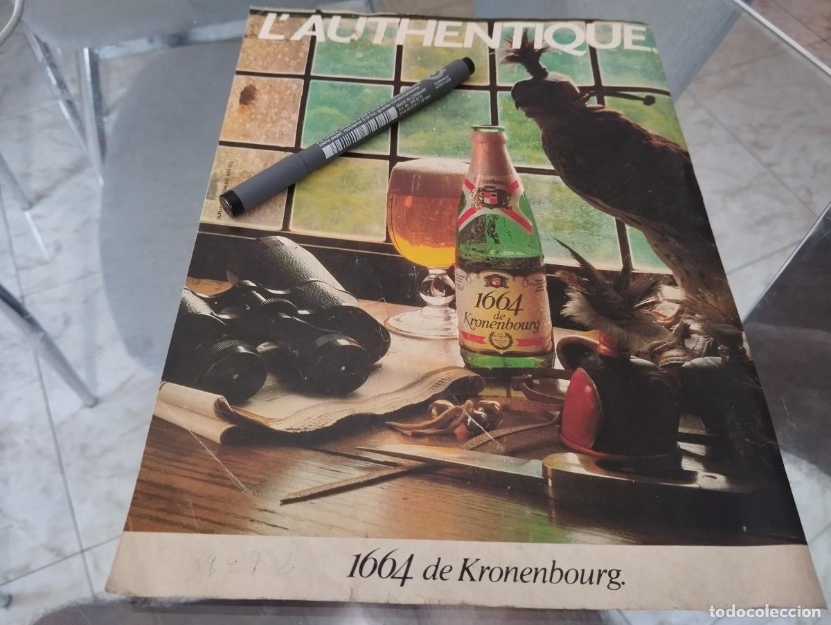 Coleccionismo de vinos y licores: CERVEZA 1664 KRONENBOURG ANTIGUO ANUNCIO PUBLICIDAD REVISTA