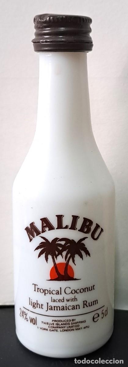 Coleccionismo de vinos y licores: BOTELLIN MALIBU, TROPICAL COCONUT. PRECINTADO. RF-6568