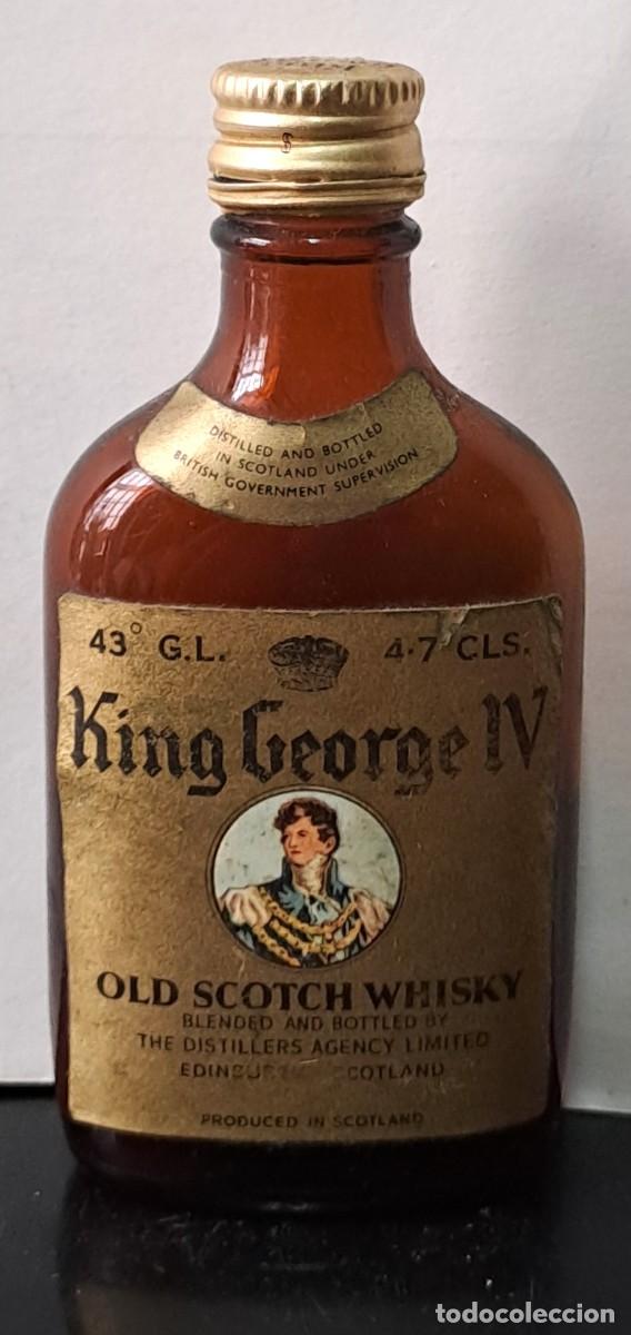 Coleccionismo de vinos y licores: BOTELLIN SCOTCH WHISKY, KING GEORGE IV. PRECINTADO. RF-6571