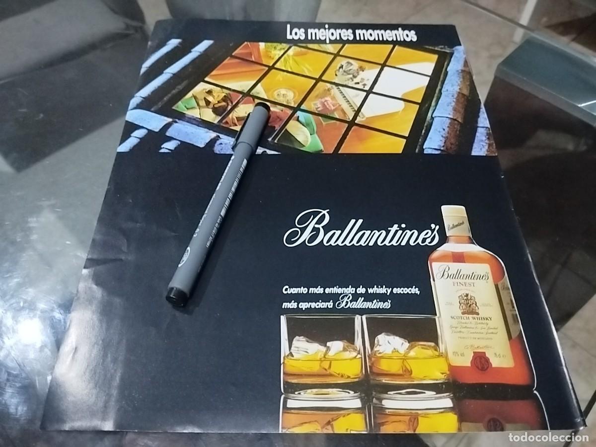 Coleccionismo de vinos y licores: WHISKY BALLANTINE'S ANUNCIO PUBLICIDAD REVISTA 1990 BONITO PARA ENMARCAR