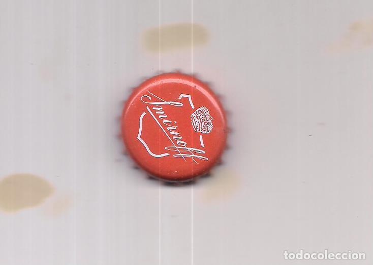 Coleccionismo de vinos y licores: 1 chapa de vodka Smirnoff dap