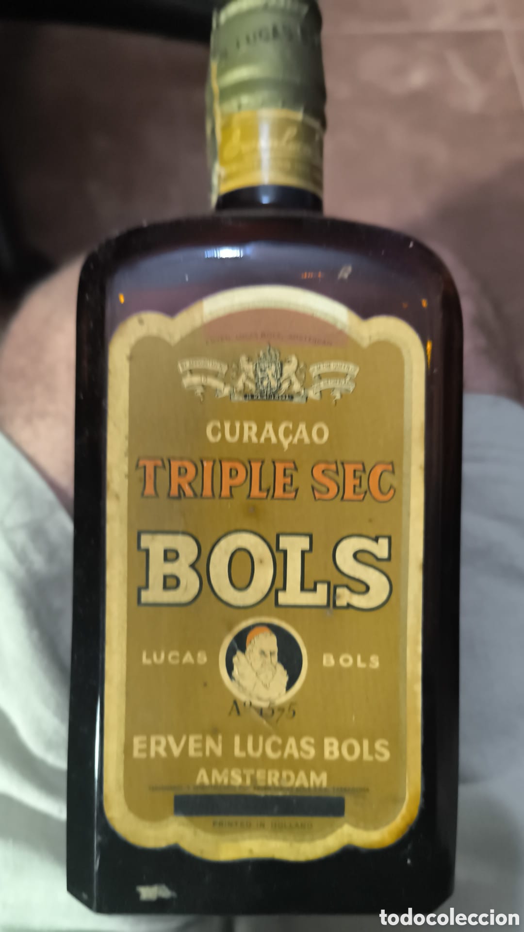 Coleccionismo de vinos y licores: Licor Vintage Cura&ccedil;ao Triple Sec BOLS (&Aacute;msterdam) &ndash; Mid-Century