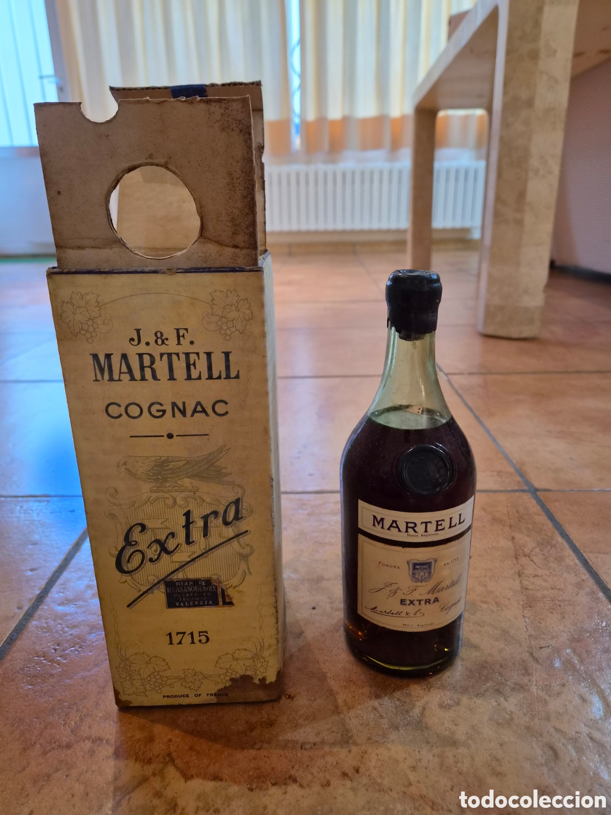 Coleccionismo de vinos y licores: Martell Extra - Cognac