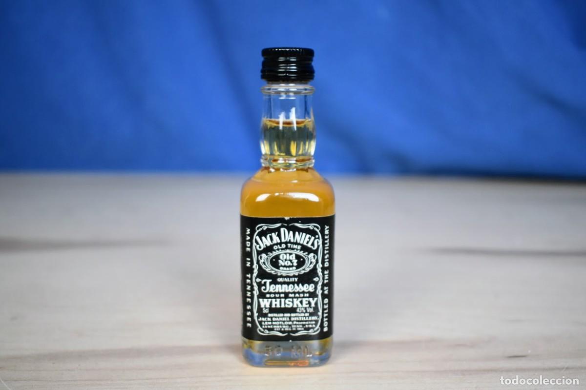 Coleccionismo de vinos y licores: Botellin miniatura Whisky Jack Daniel`s Old 43% Vol antigua descatalogada