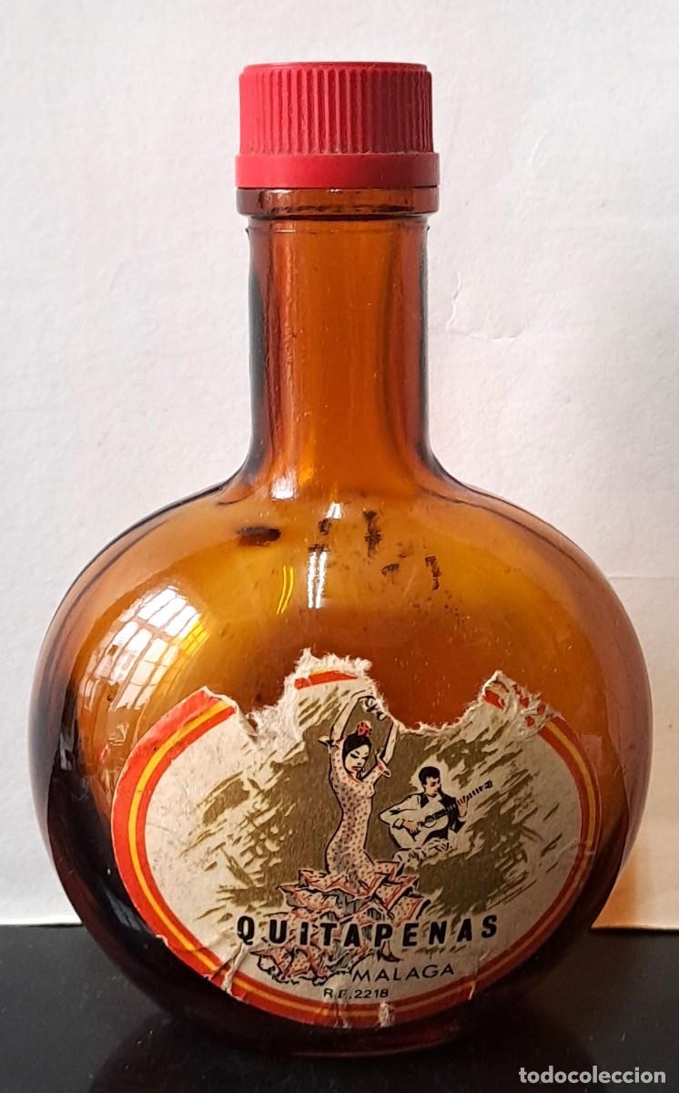 Coleccionismo de vinos y licores: BOTELLIN VACIO DE QUITAPENA MALAGA. RF-6576