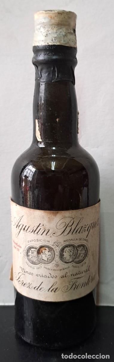 Coleccionismo de vinos y licores: BOTELLIN AGUSTIN BLAZQUEZ, JEREZ DE LA FRONTERA. PRECINTADO. RF-6592