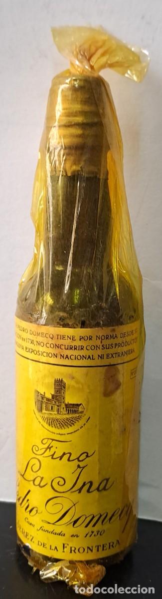 Coleccionismo de vinos y licores: BOTELLIN FINO LA INA, PEDRO DOMECQ JEREZ.. PRECINTADO. RF-6593