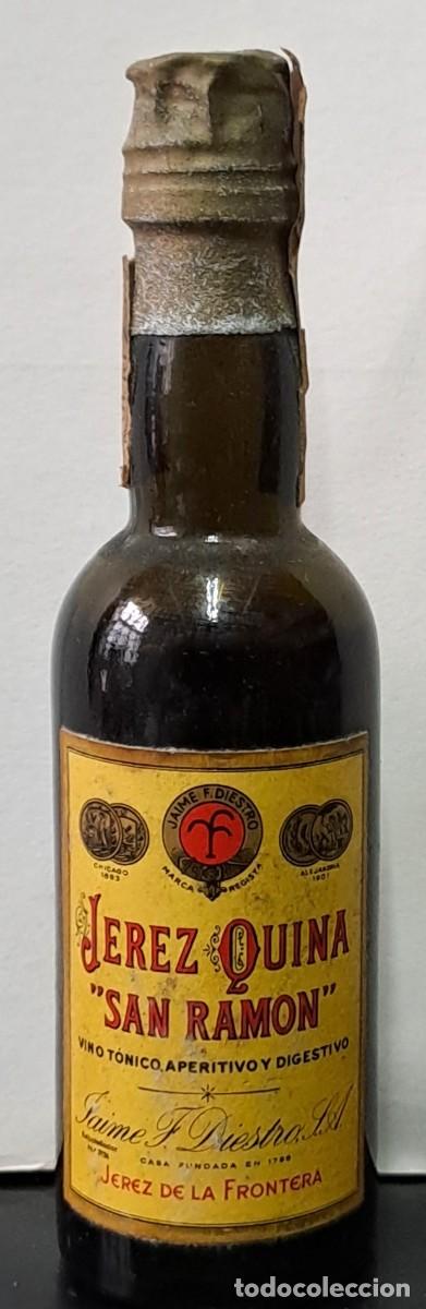 Coleccionismo de vinos y licores: BOTELLIN JEREZ QUINA, SAN RAMON JEREZ DE LA FRONTERA. PRECINTADO. RF-6603