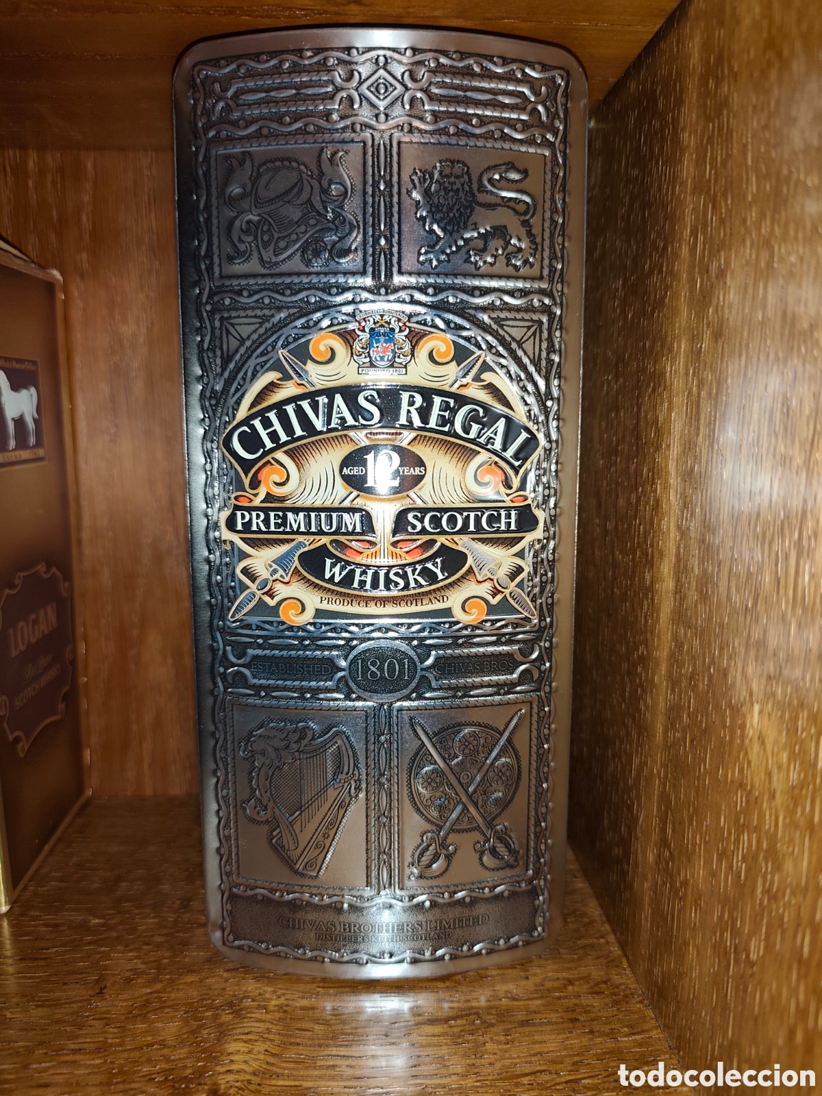 Coleccionismo de vinos y licores: Botella Chivas Regal 12 a&ntilde;os premium scotish whisky